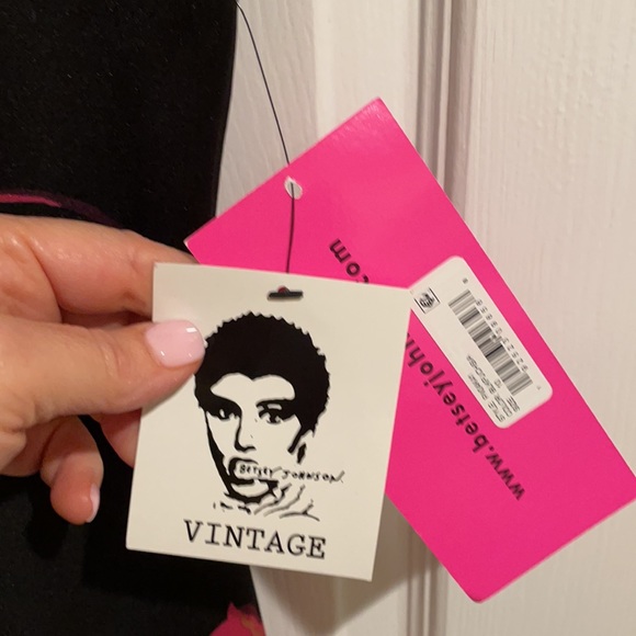 Black & dark pink dress - Picture 4 of 5